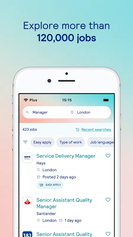 Totaljobs - UK Job Search App screenshot 2 of 5