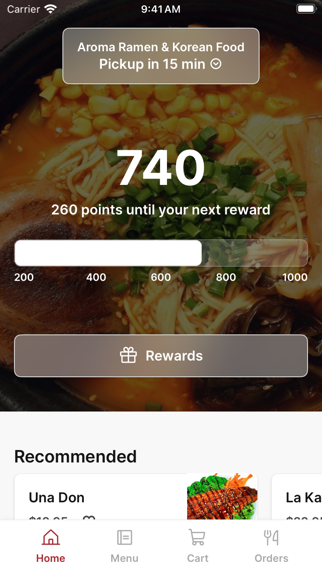 AROMA RAMEN iPhone screenshot 1 - Food & Drink app