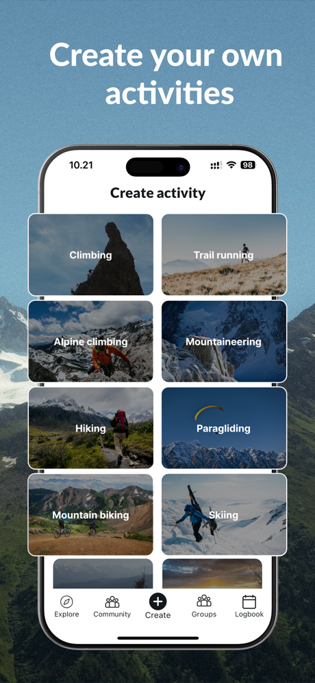 Oak: ski, climb, run screenshot 4