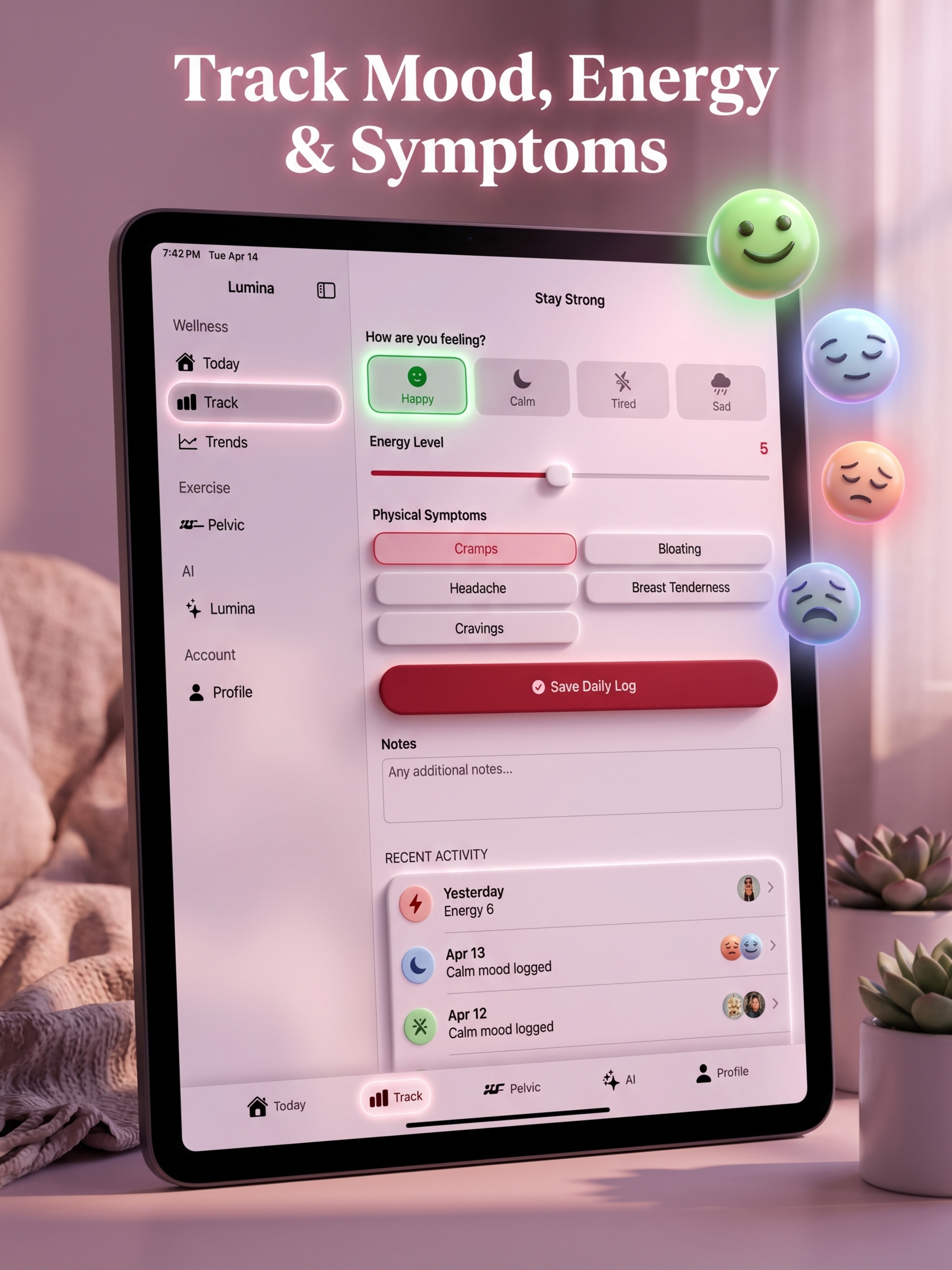 Lumina: Wellness AI & Mood