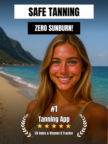 Tanning & UV Index - Bronzy ipad screenshot 2