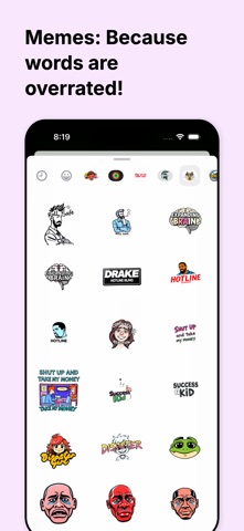 Meme Stickers screenshot