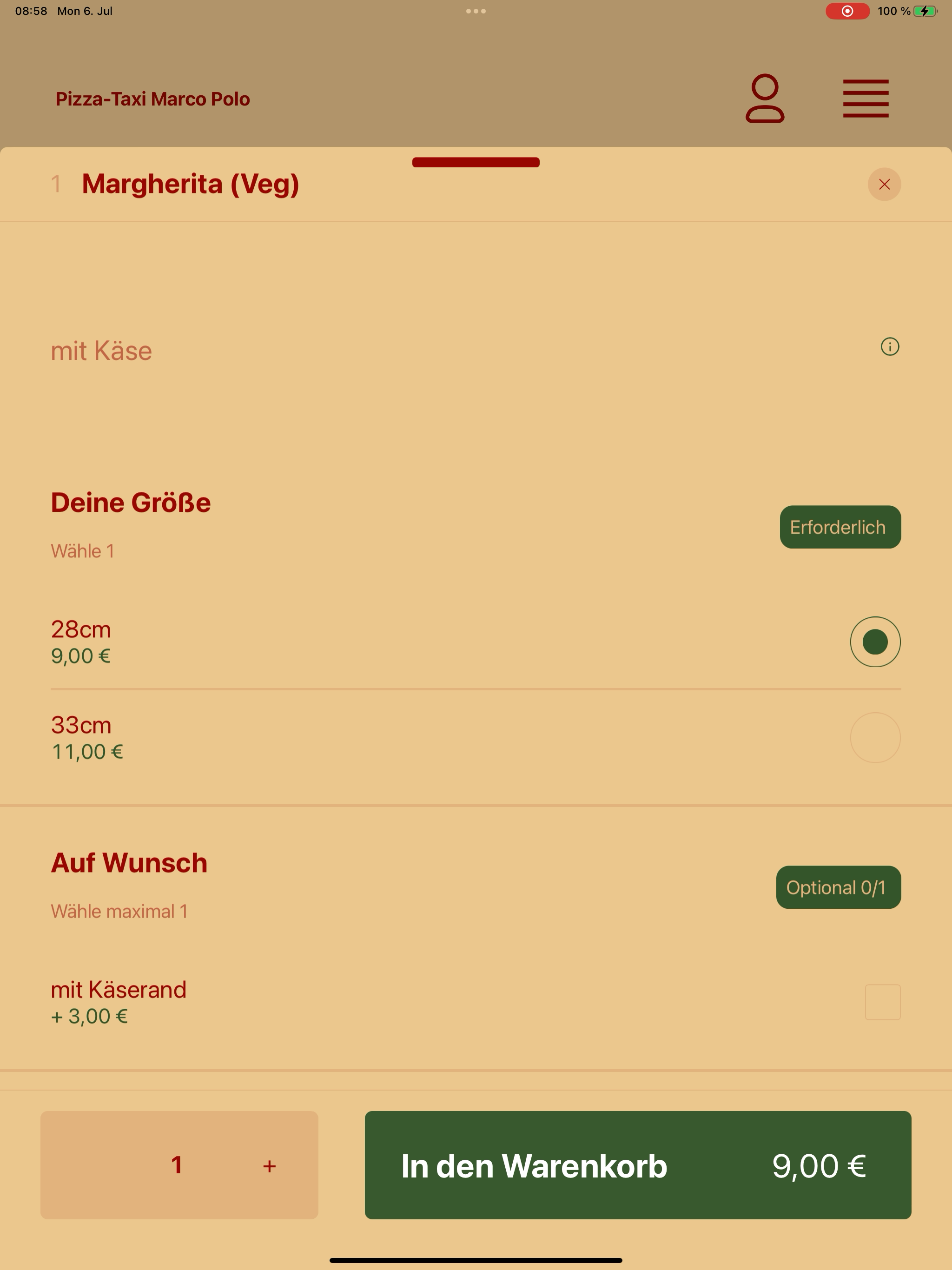 Pizza-Taxi Marco Polo screenshot 15