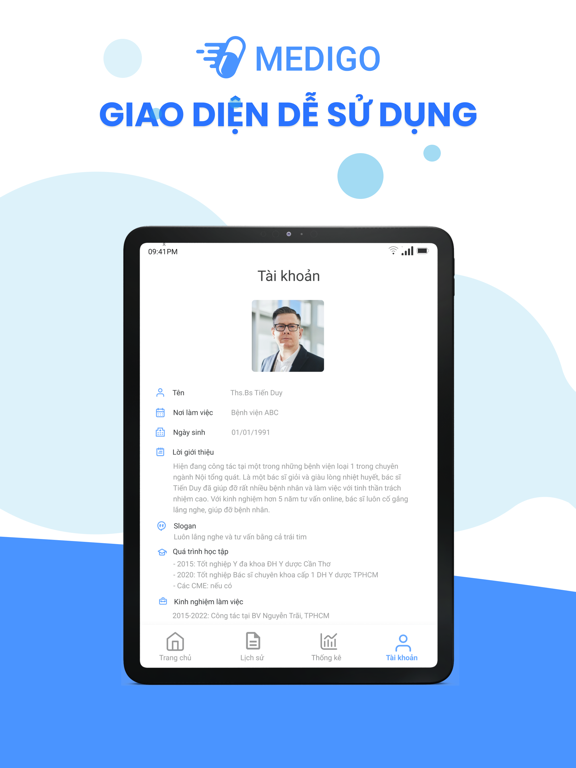 Medigo Bác Sĩ iPad screenshot 5 - Medical app