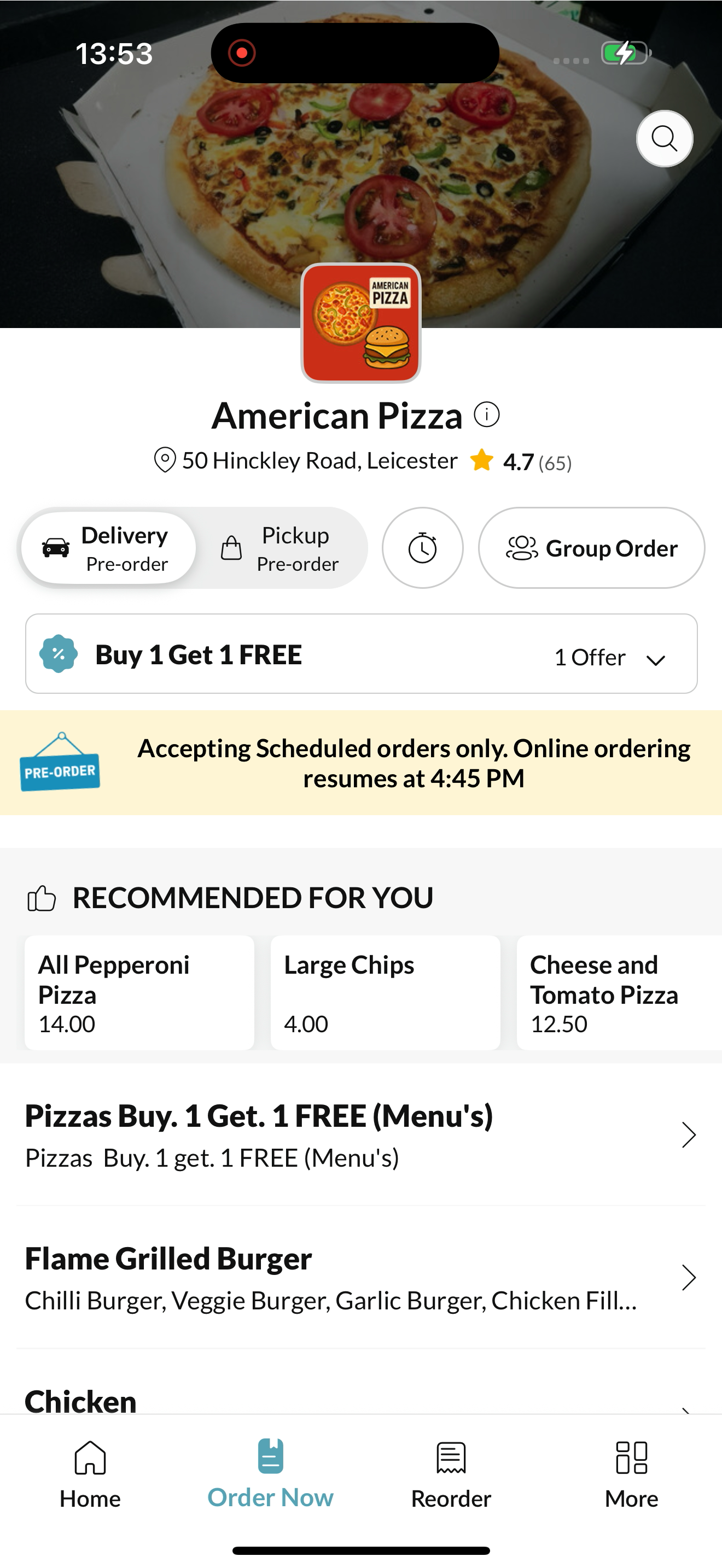 American Pizza Leicester screenshot 3