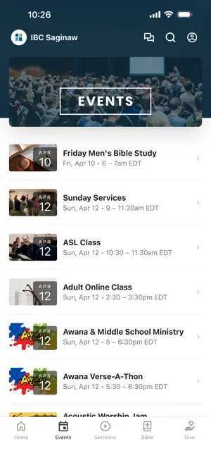 Immanuel Bible Church App screenshot 2