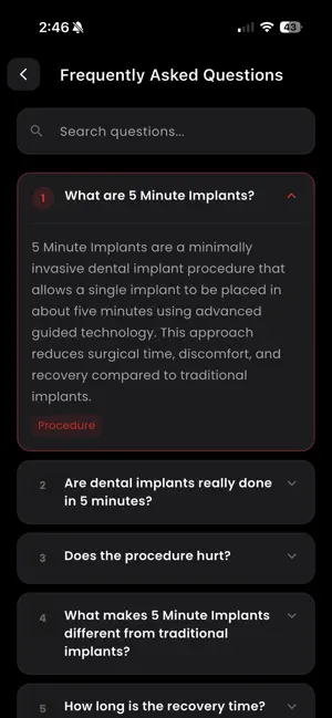 5 Minute Implants screenshot 2