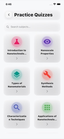 Nanotechnology Basics Practice screenshot