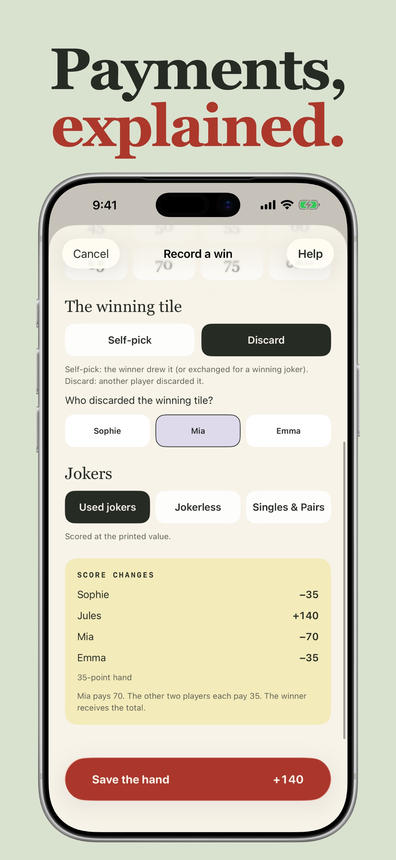 Screenshot 3 of Mahjong Night: Score Keeper