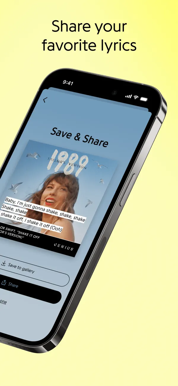Genius: Songtexte + Mehr iPhone App Screenshot 3 – Musik