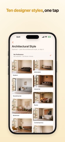 Mosaic: AI Interior Design iPhone screenshot