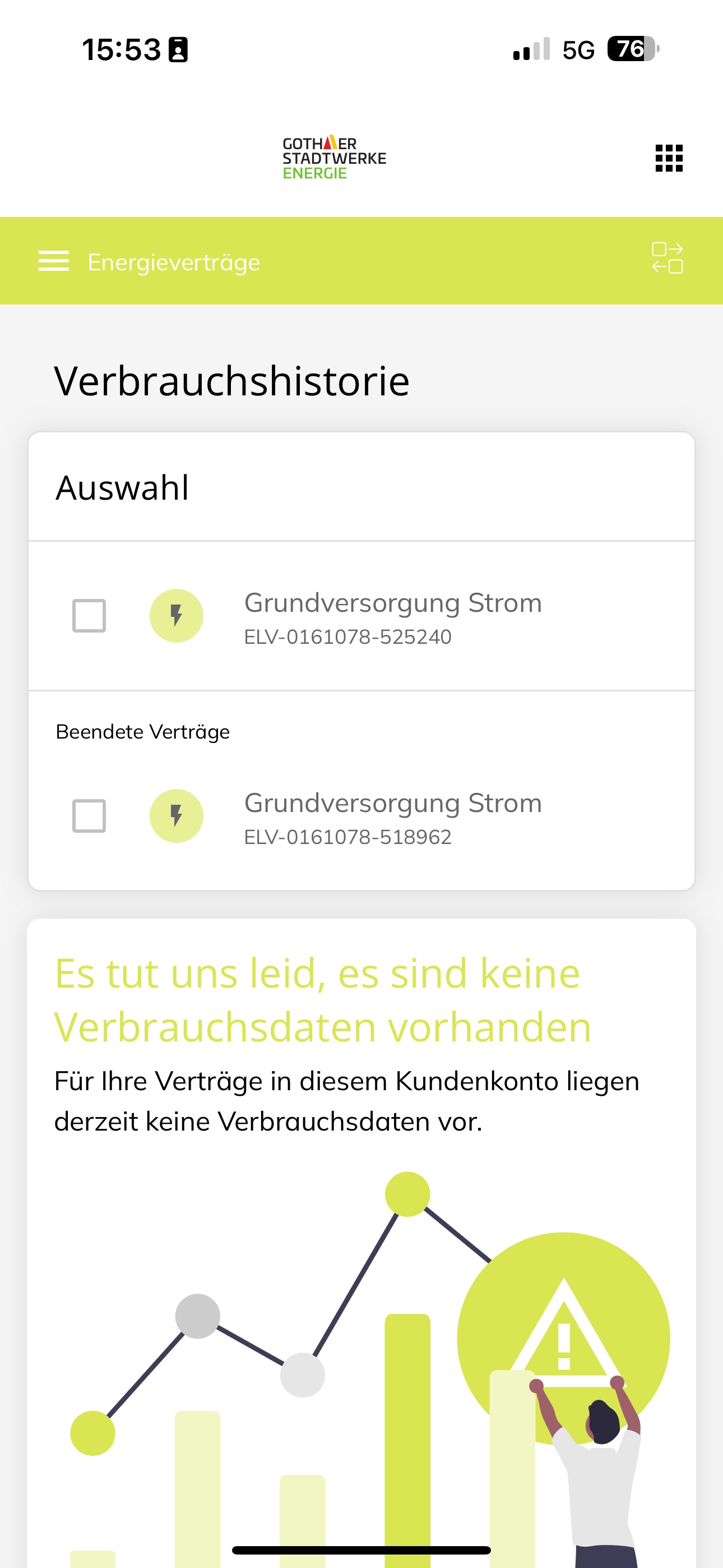 Gothaer Stadtwerke Portal screenshot 5