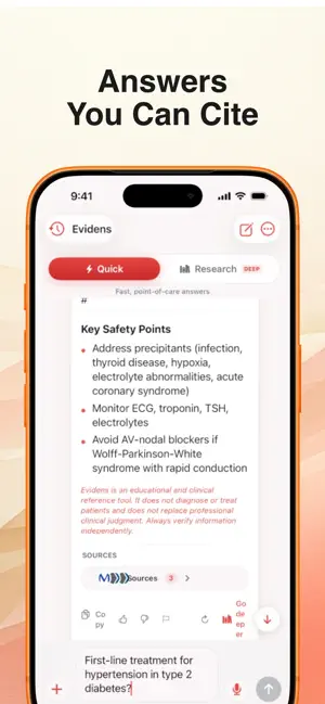 Medical AI: Clinical Answers screenshot 1