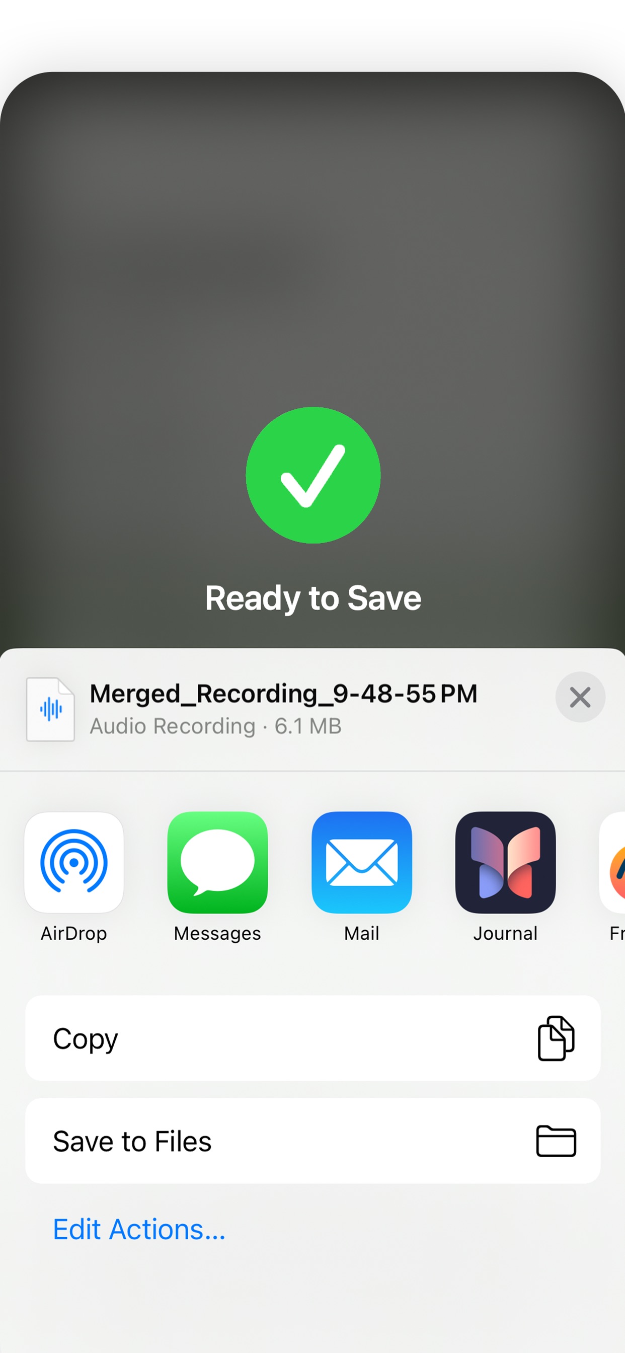 Voice Memos - Merge screenshot 5