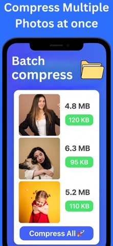 compress photo ° Resize Image screenshot