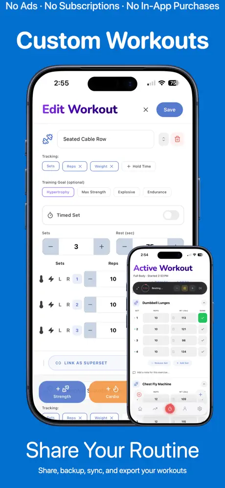 You Got This! Workout Tracker 应用截图