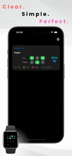 T-Score Tracker: Tennis Watch screenshot 4