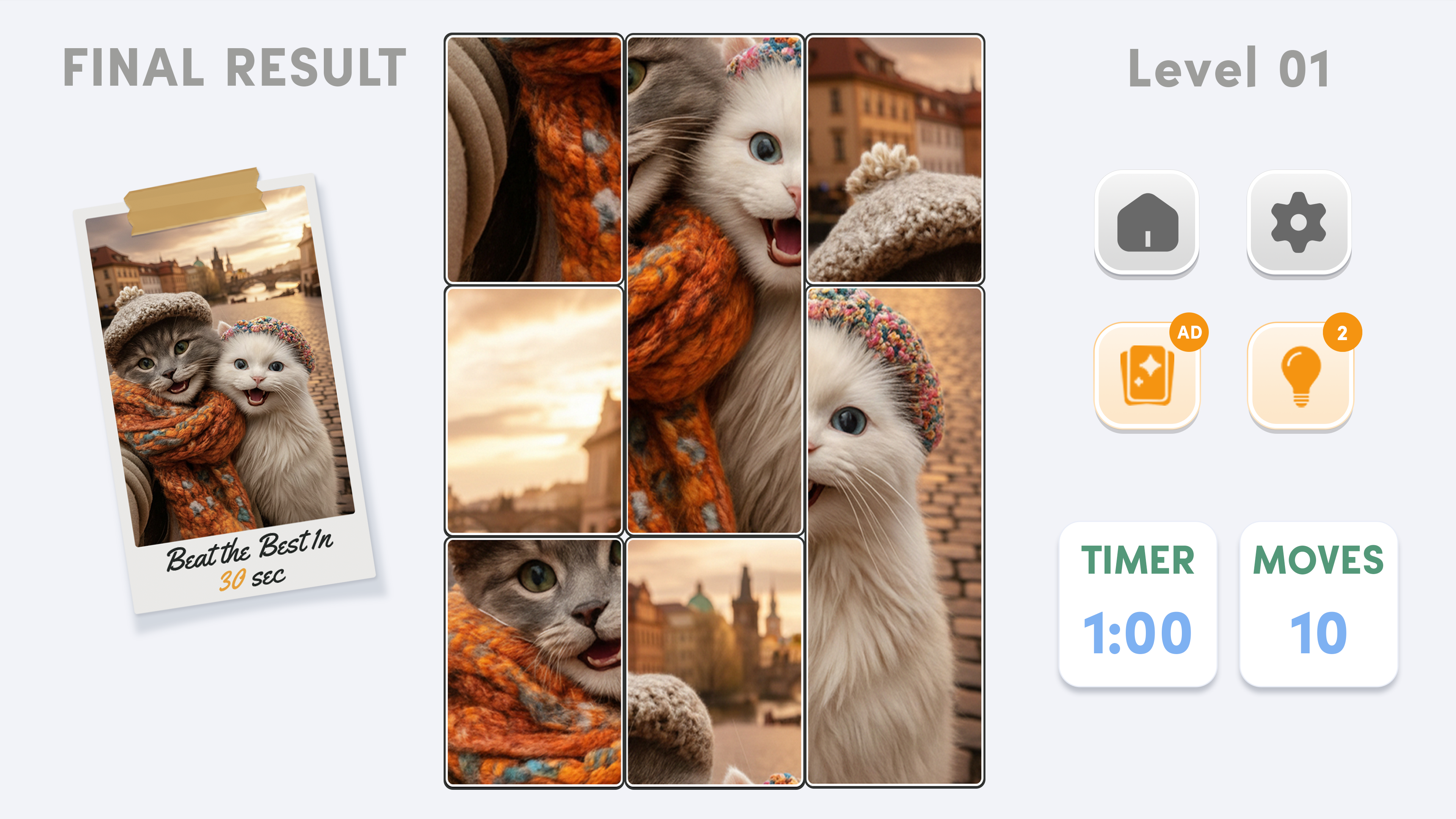 Jigsaw Snap Solitaire Puzzle