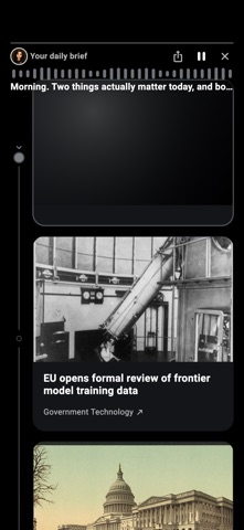 Loop: Your AI News & Briefings iPhone screenshot 2
