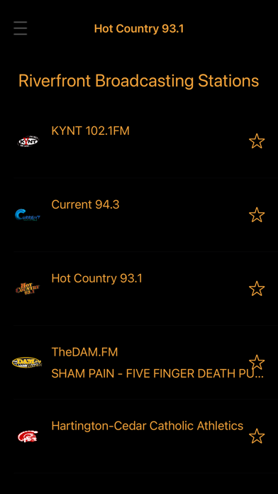 Hot Country 93.1 Screenshot