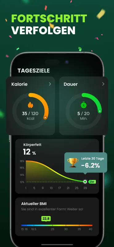 Gymax Muskelaufbau Planer screenshot 7 of 10