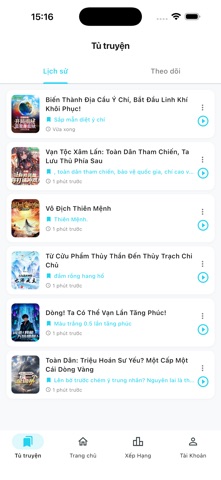 TruyenCV - Mê Truyện Chữ Mới iPhone screenshot 7