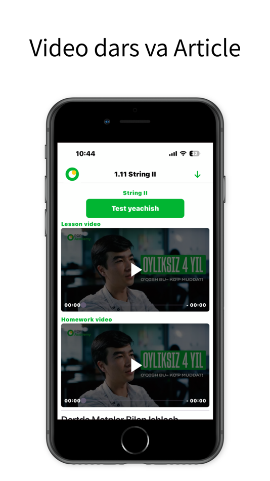 #3. PDP Student (iOS) By: Abduazim Islomjonov