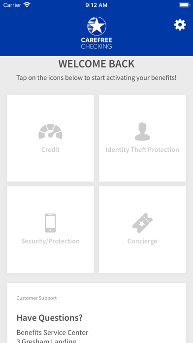 CCB Carefree Checking Screenshot