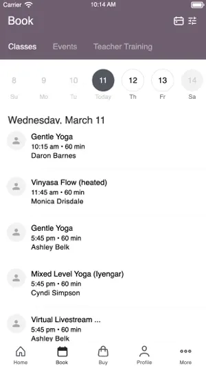 Midland Yoga Works screenshot 2