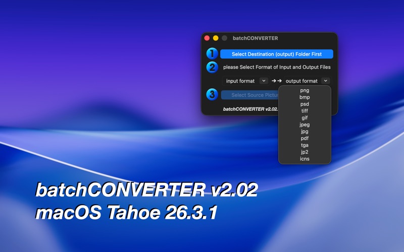 Screenshot #1 pour batchCONVERTER