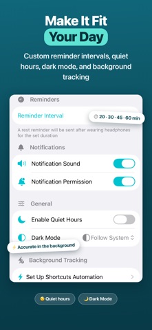 EarRest - Hearing Break Timer Screenshot 3 of 3