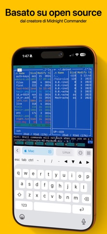 La Terminal: Client Mosh & SSH iPhone screenshot 1