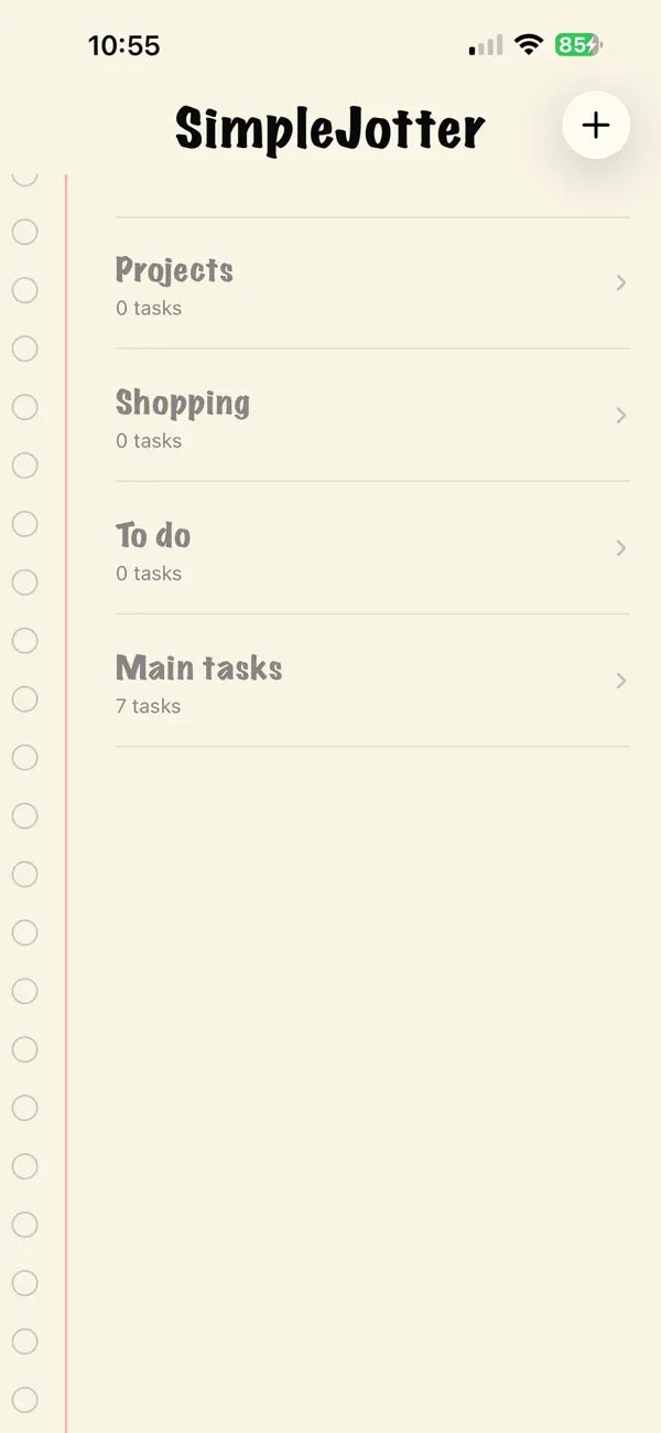 Screenshot #1 pour Simplejotter
