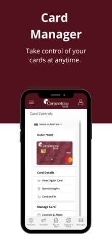 Cornerstone Bank iMobile Screenshot 9 of 9