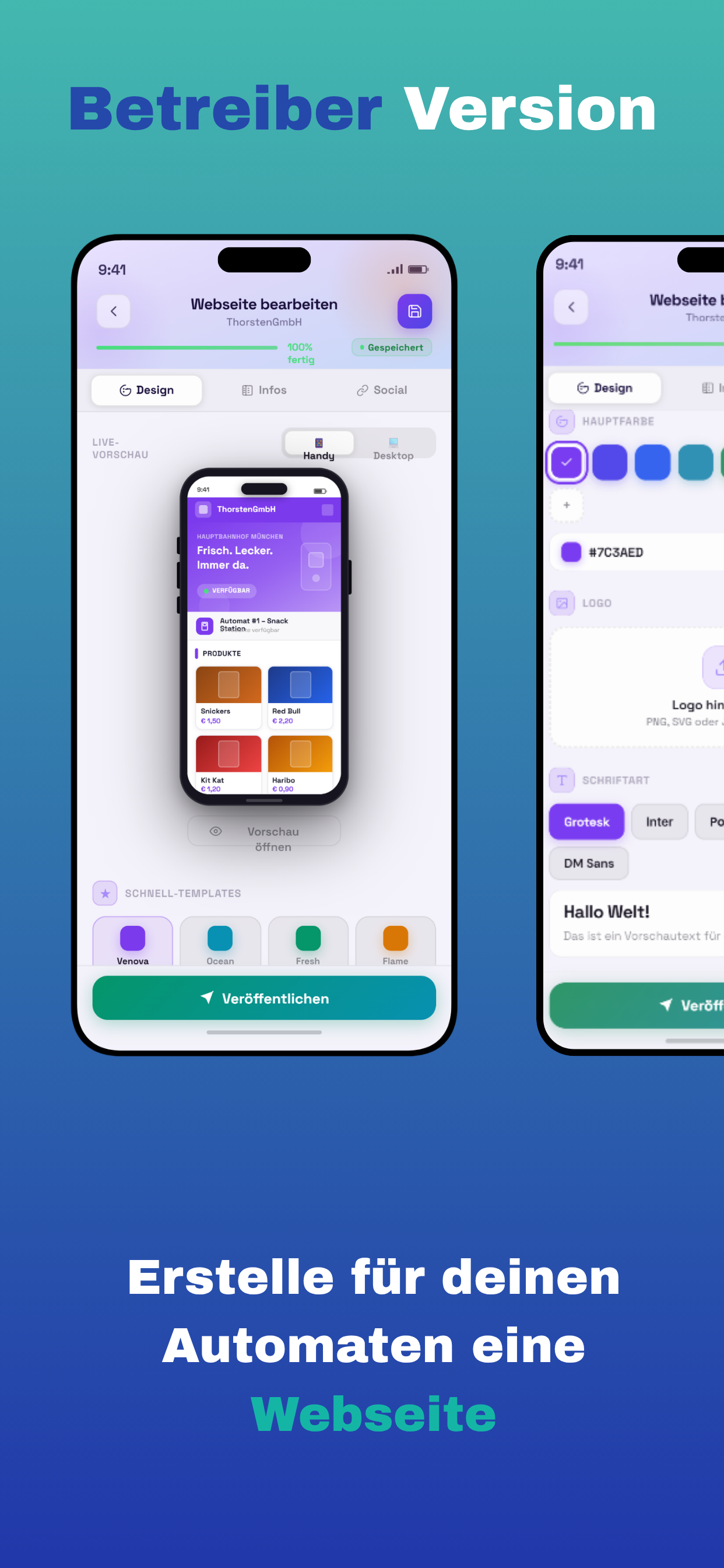 Venova Snackautomaten screenshot 5