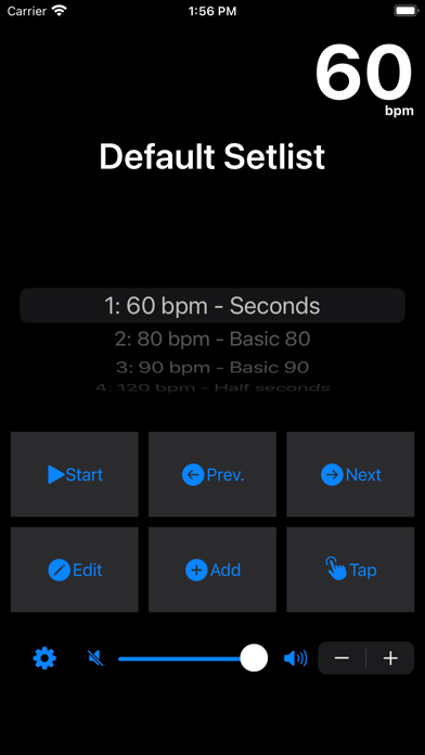 Tempo Trainer Prime Pro Screenshot