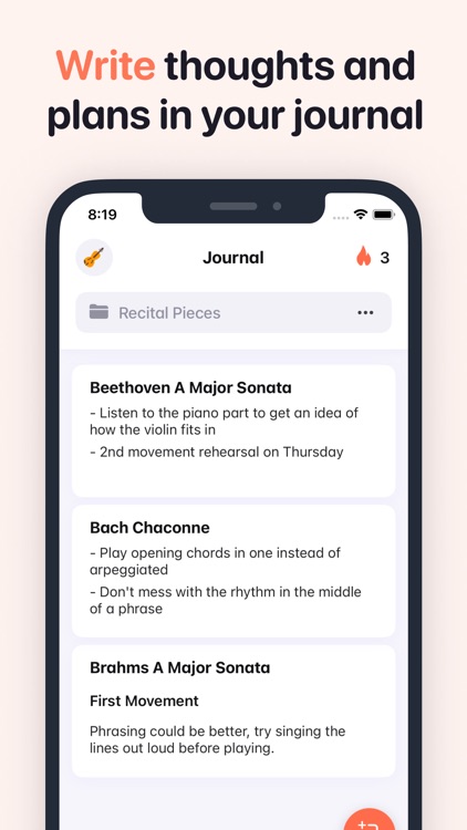 Andante Music Practice Journal screenshot-7