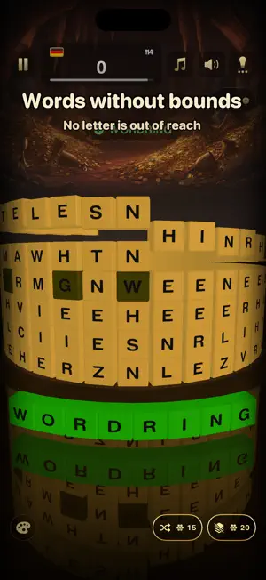 WordRing: 3D Word Puzzle screenshot 3