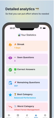 ISA Urban Forest Flashcards screenshot