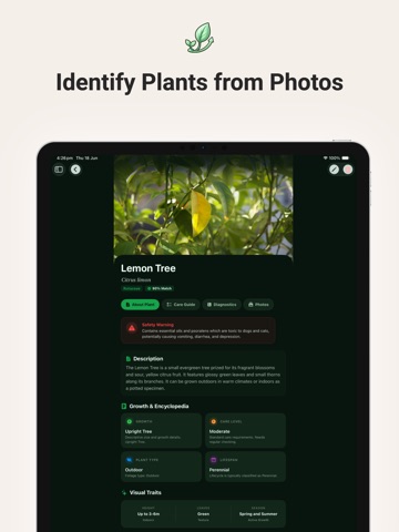 Plant Finder by Photo iPad screenshot
