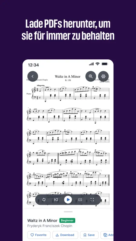 Muse Score－noten, stimmgerät screenshot 3 of 6