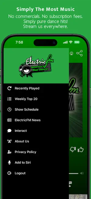ElectricFM - EDM Dance Radio screenshot 3