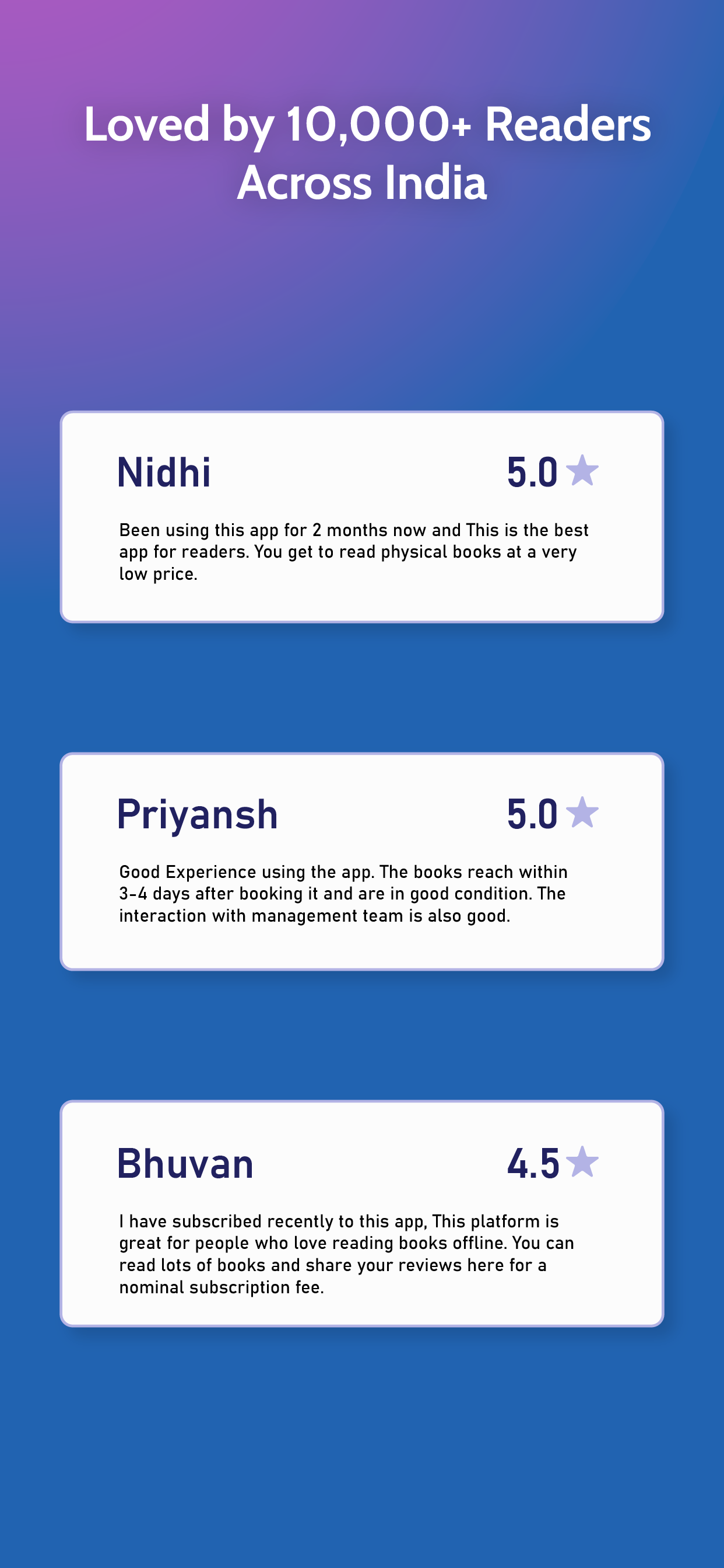 BookR - Books on Subscription