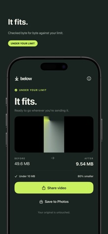 Below - Video Compressor Screenshot 5 of 6