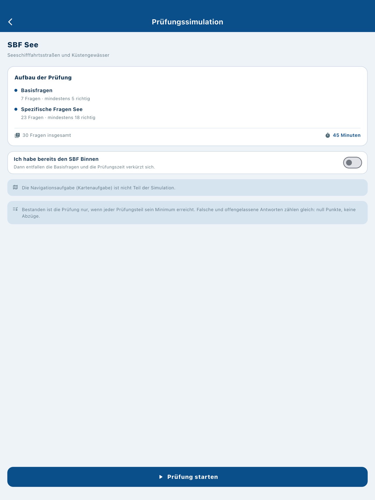 Screenshot 7 of Quiz SBF See Binnen