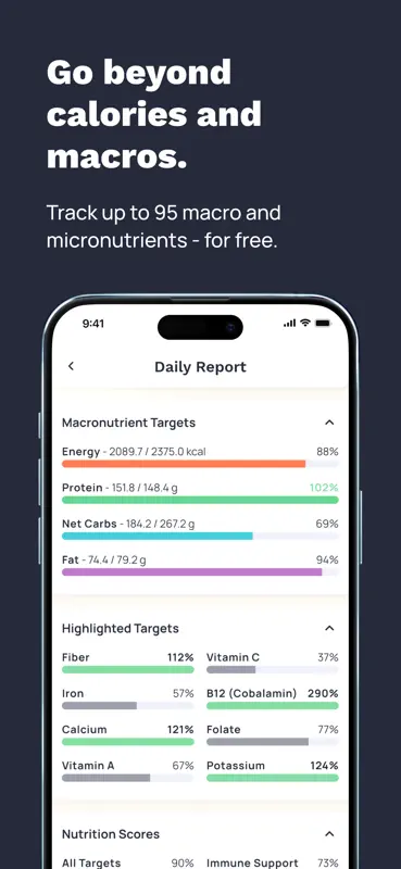 Cronometer: Calorie Counter screenshot 3 of 9