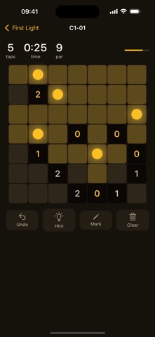 Glint: Light-Up Logic Puzzles iPhone screenshot