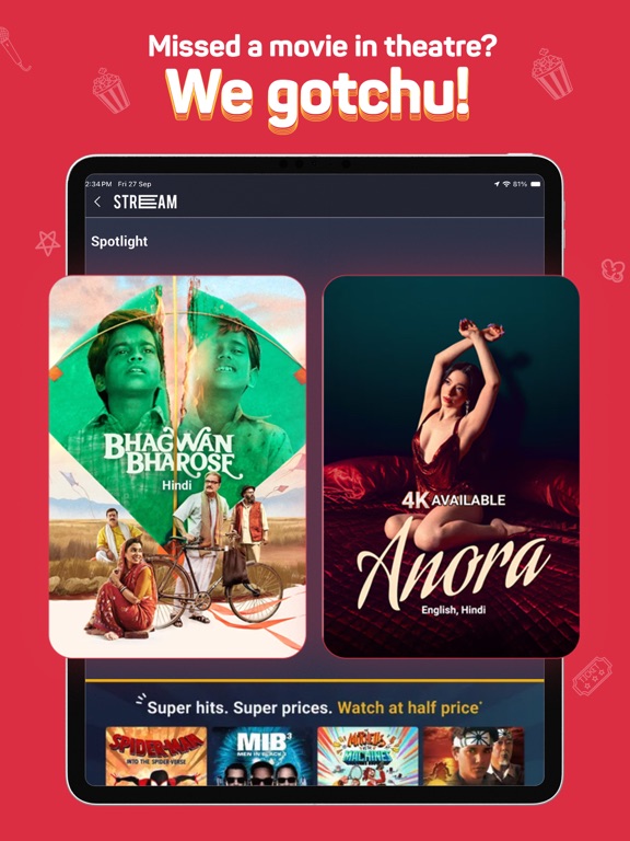 BookMyShow | Movies & Events iPad screenshot 6 - Entertainment app