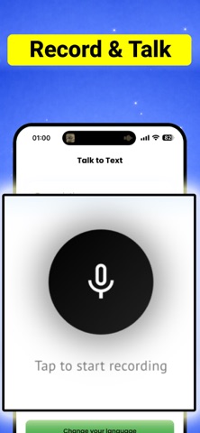 Talk To Text - Voice Audio iPhone screenshot