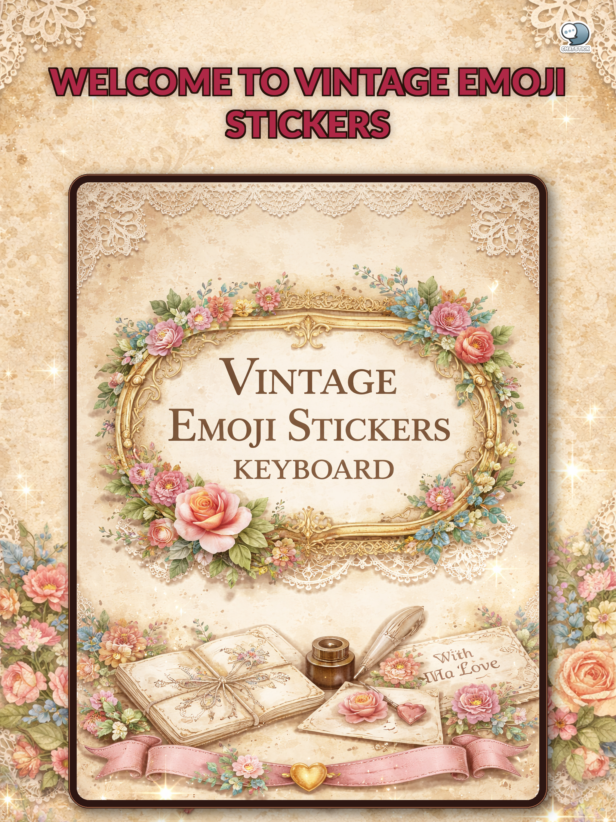 Vintage Emoji Stickers by CS screenshot 11